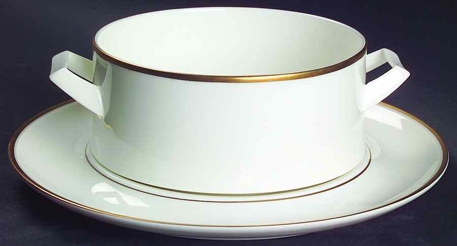 Goldenaire Gravy Boat & Underplate by Mikasa-1