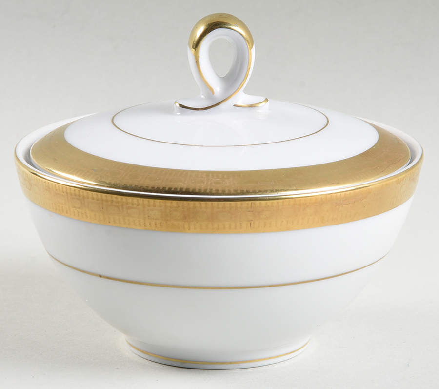 Goldenaire Sugar Bowl & Lid by Mikasa-1