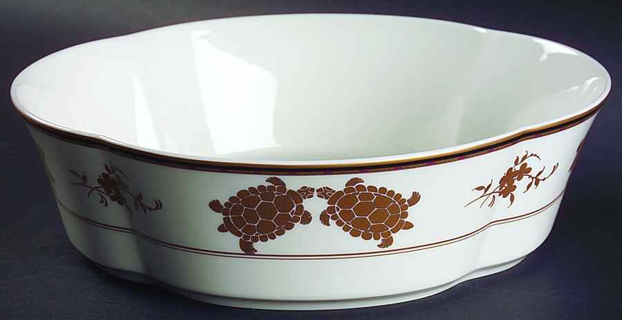 Golden Legend 9" Oval Vegetable Bowl by Mikasa-1