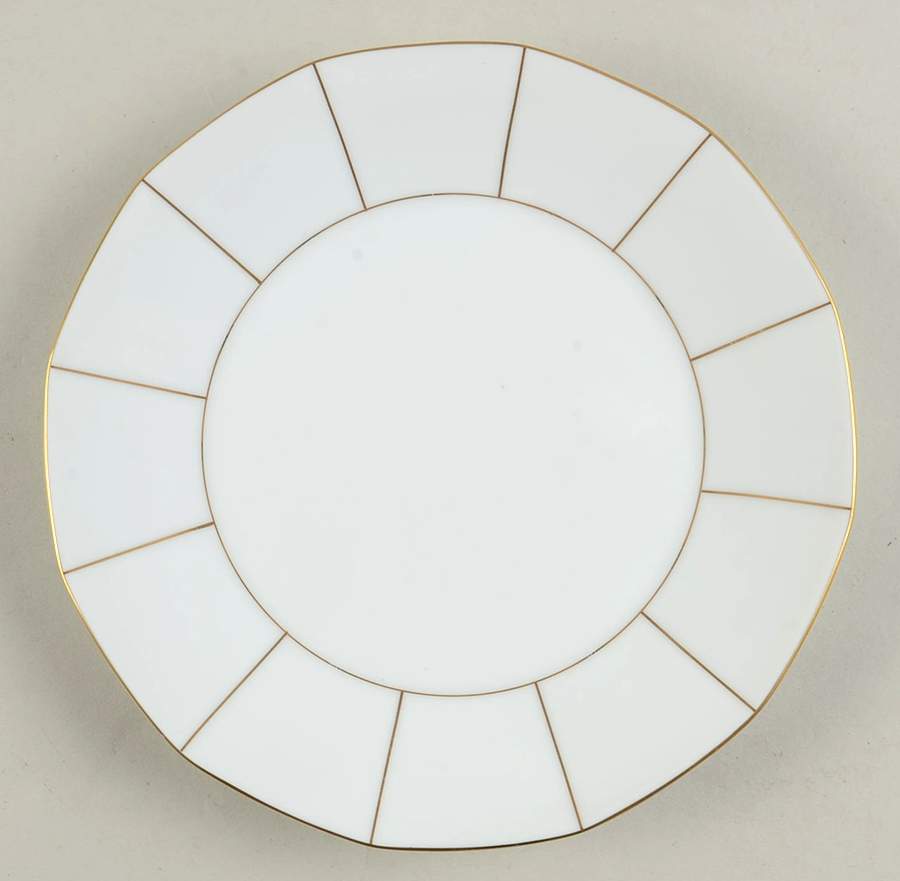 Gold Lining Salad Plate by Mikasa-1