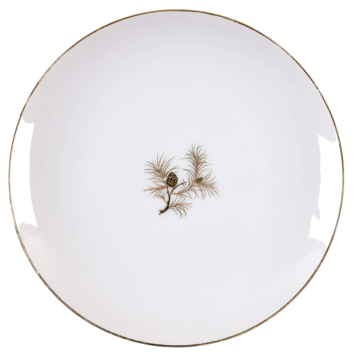 Golden Pine Bread & Butter Plate by Mikasa-1
