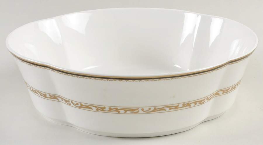 Golden Palace 9" Round Vegetable Bowl by Mikasa-1