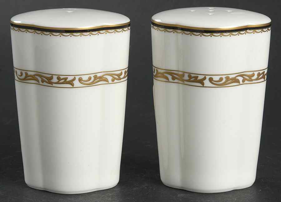 Golden Palace Salt & Pepper Set by Mikasa-1