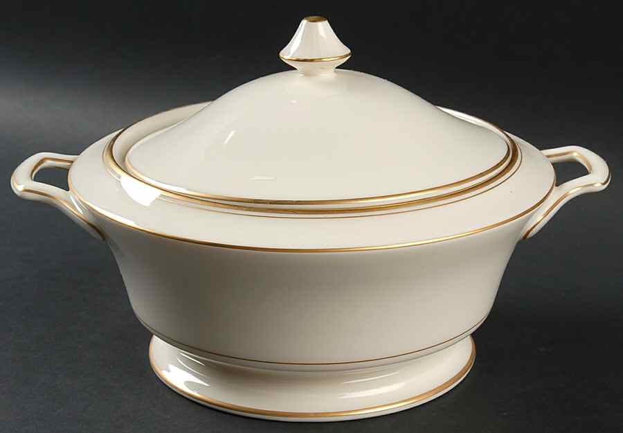 Gold Royale Round Covered Vegetable by Mikasa-1