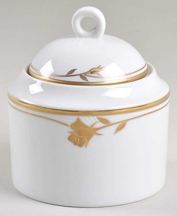 Golden Rose Sugar Bowl & Lid by Mikasa-1