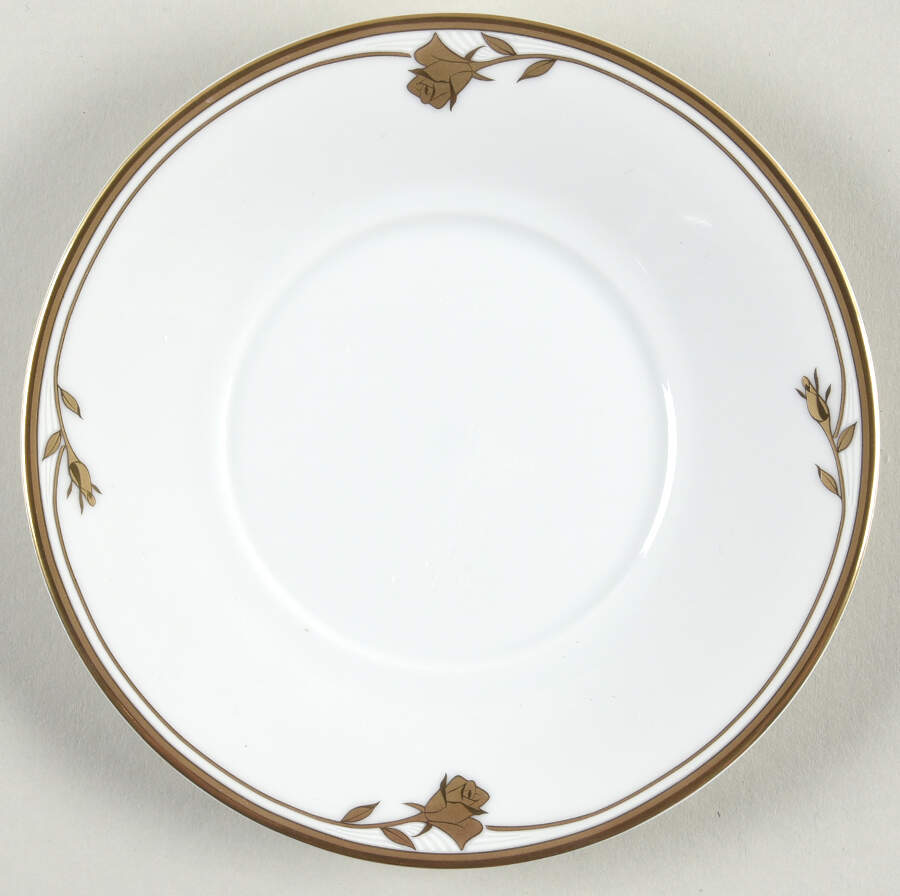 Golden Rose Saucer by Mikasa-1