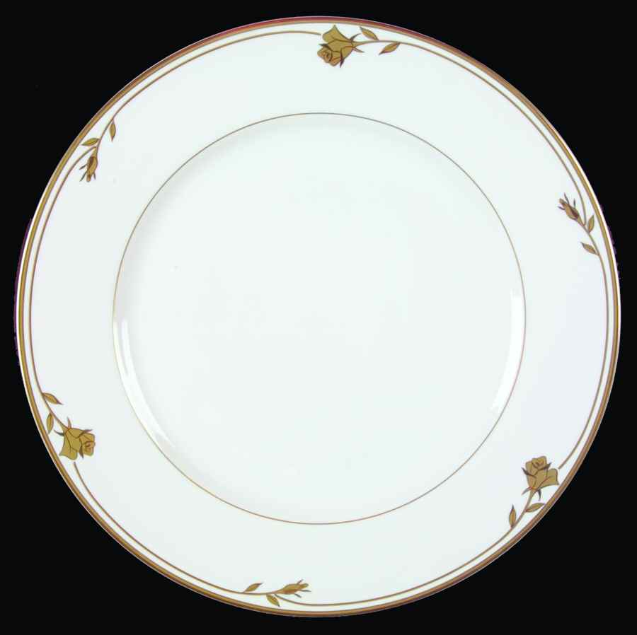 Golden Rose 12" Chop Plate (Round Platter) by Mikasa-1