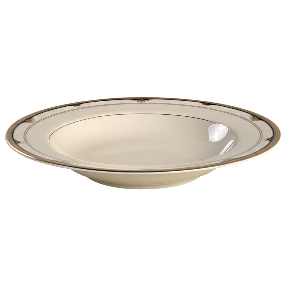 Golden Shell Rim Soup Bowl by Mikasa-1