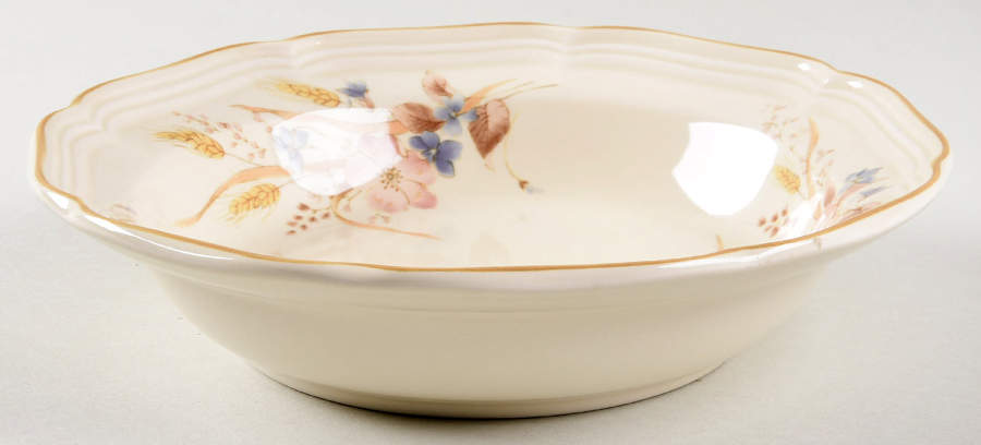 Golden Sky Rim Soup Bowl by Mikasa-1
