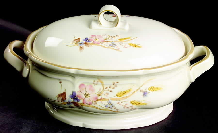 Golden Sky 2 Quart Oval Covered Casserole by Mikasa-1