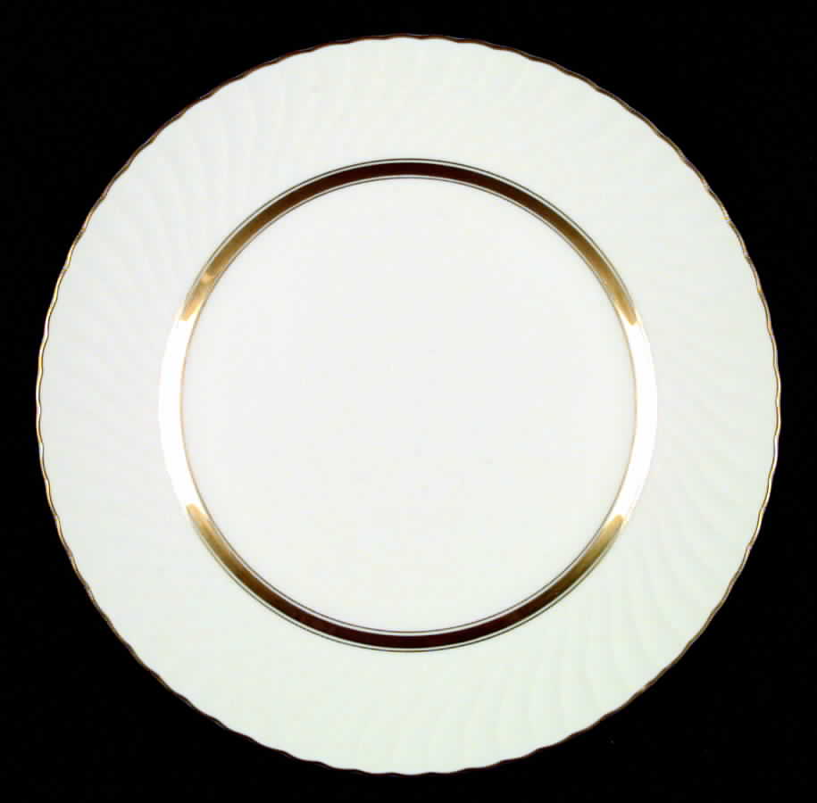 Golden Swirl Dinner Plate by Mikasa-1