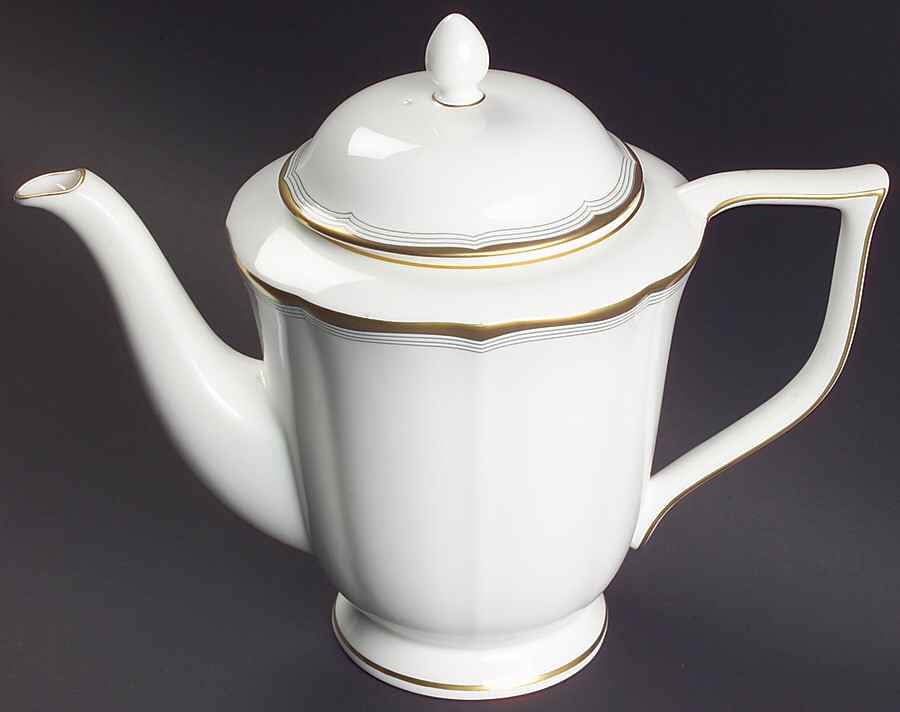 Gold Tiara Coffee Pot & Lid by Mikasa-1