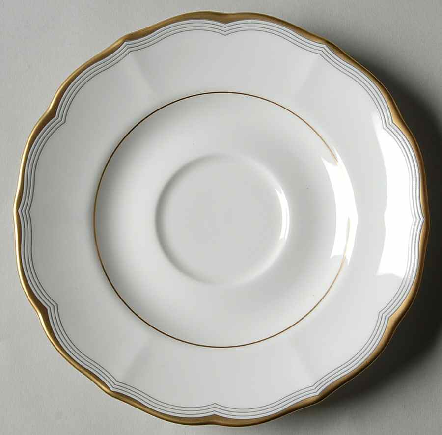 Gold Tiara Saucer by Mikasa-1