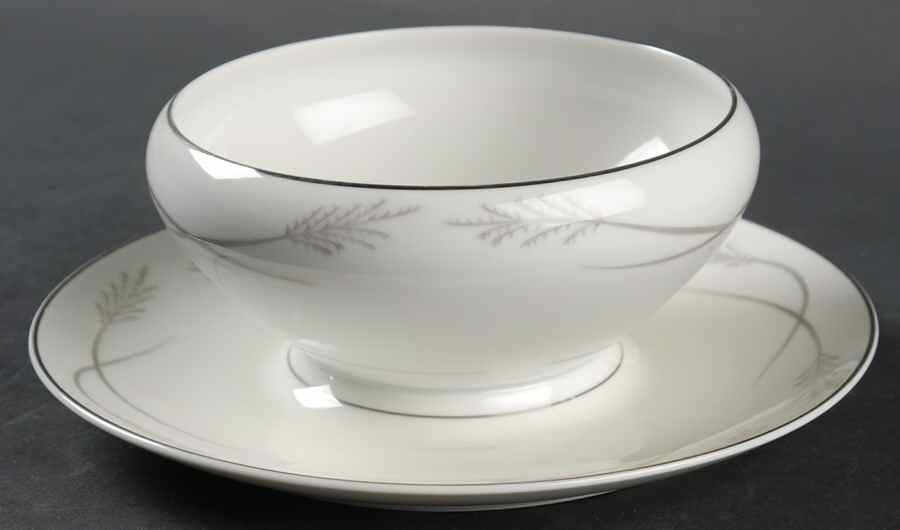 Grace Ine Gravy Boat with Attached Underplate by Mikasa-1
