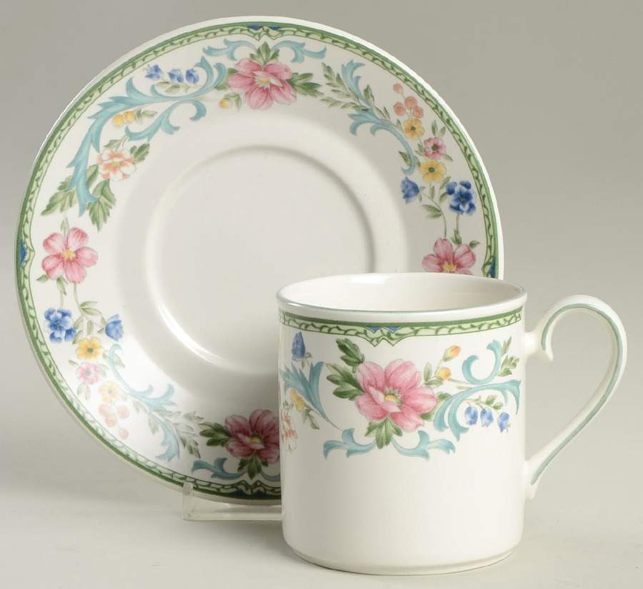 Grandmere Flat Cup & Saucer Set by Mikasa-1