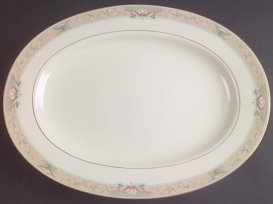 Grandville 14" Oval Serving Platter by Mikasa-1