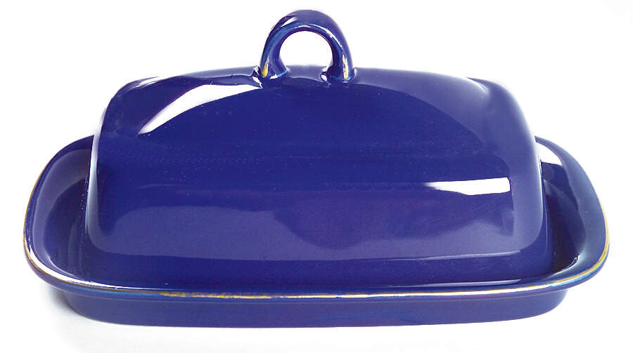 Granada Blue 1/4 Lb Covered Butter by Mikasa-1
