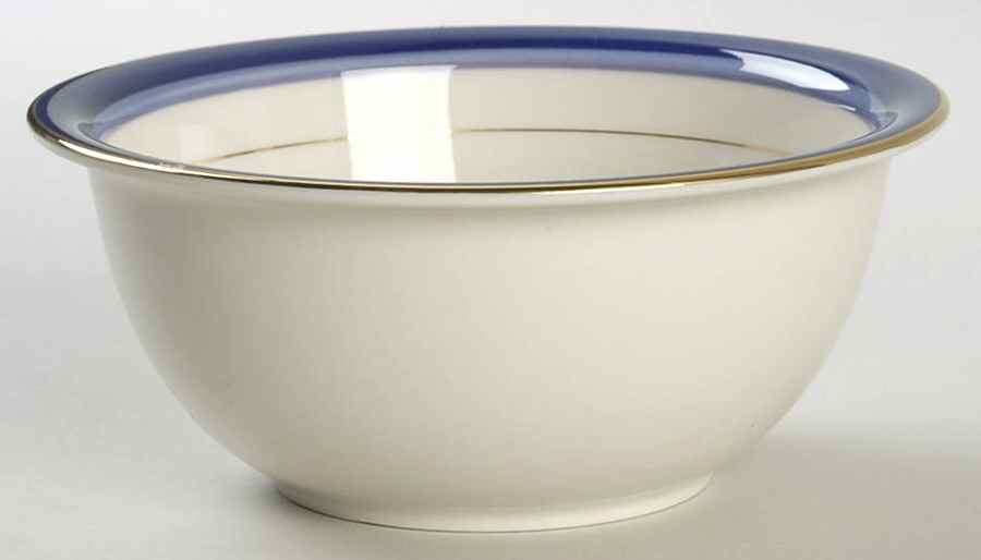 Granada Blue Rim Cereal Bowl by Mikasa-1