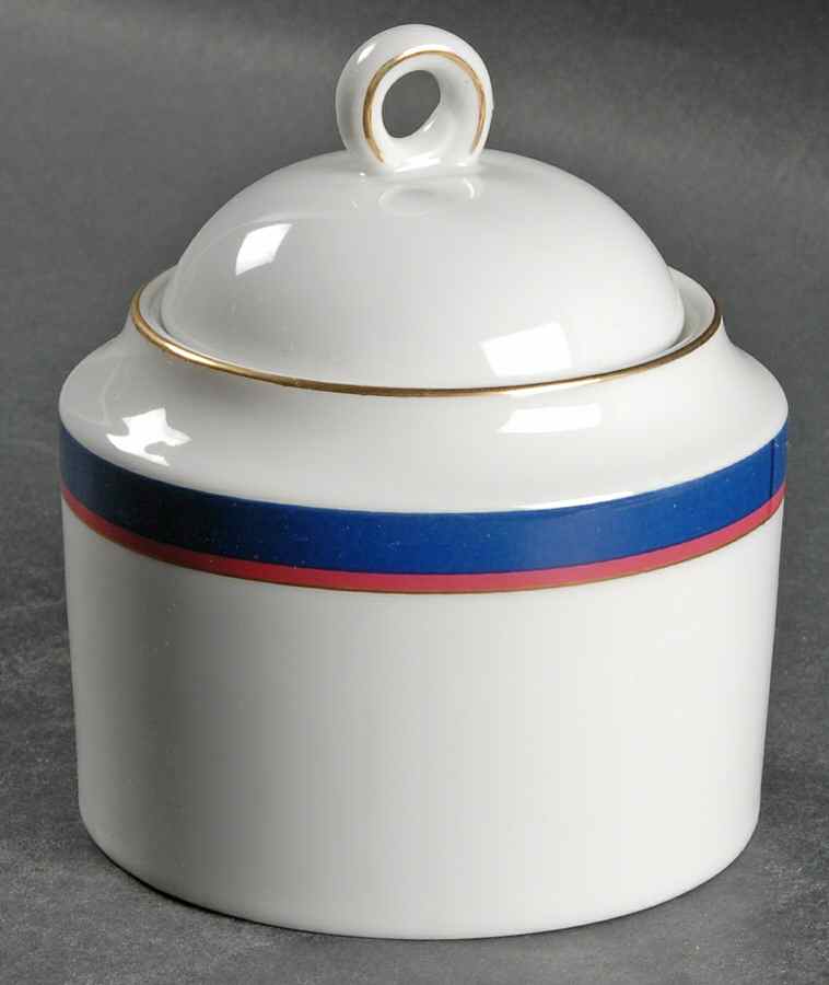 Grandeur Blue Sugar Bowl & Lid by Mikasa-1