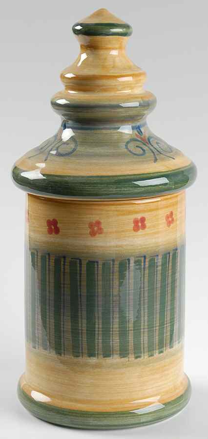 Granada Blue Medium Canister & Lid by Mikasa-1