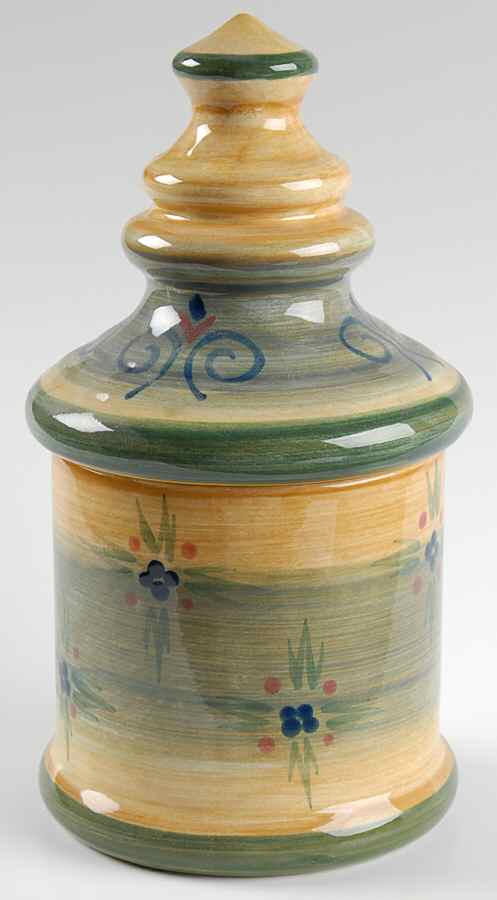 Granada Blue Small Canister & Lid by Mikasa-1