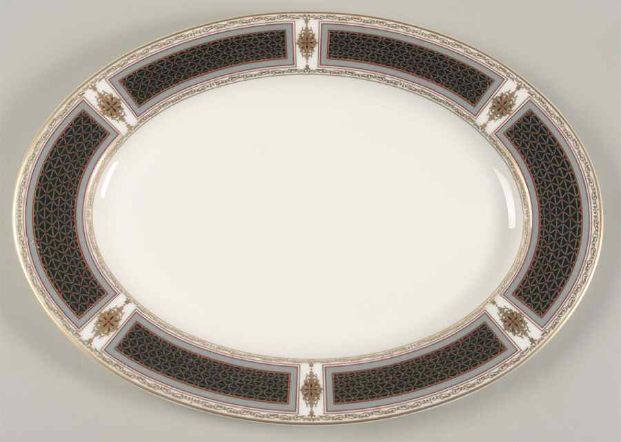 Grand Chateau 15" Oval Serving Platter by Mikasa-1