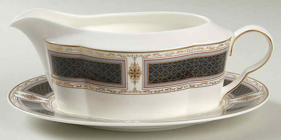 Grand Chateau Gravy Boat & Underplate by Mikasa-1