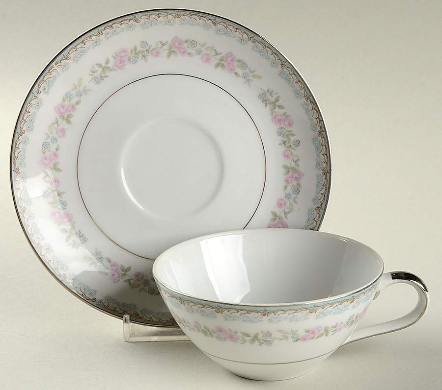 Greenbriar Flat Cup & Saucer Set by Mikasa-1