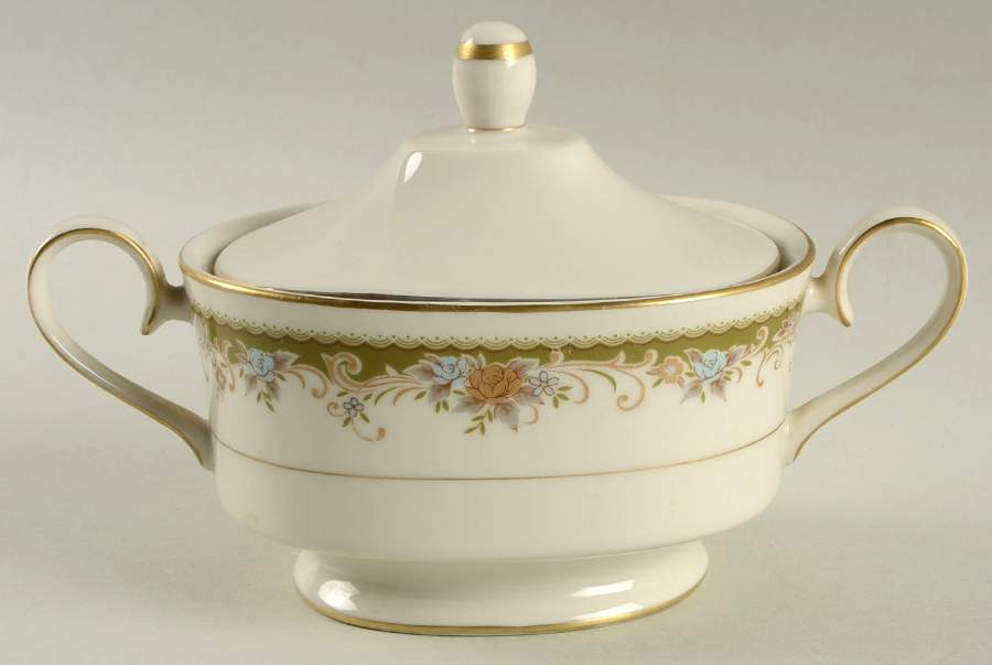 Greendale Sugar Bowl & Lid by Mikasa-1