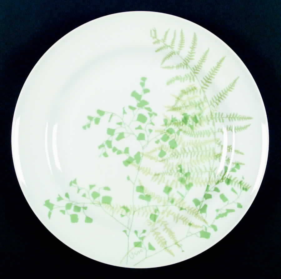 Green Fern Dinner Plate by Mikasa-1