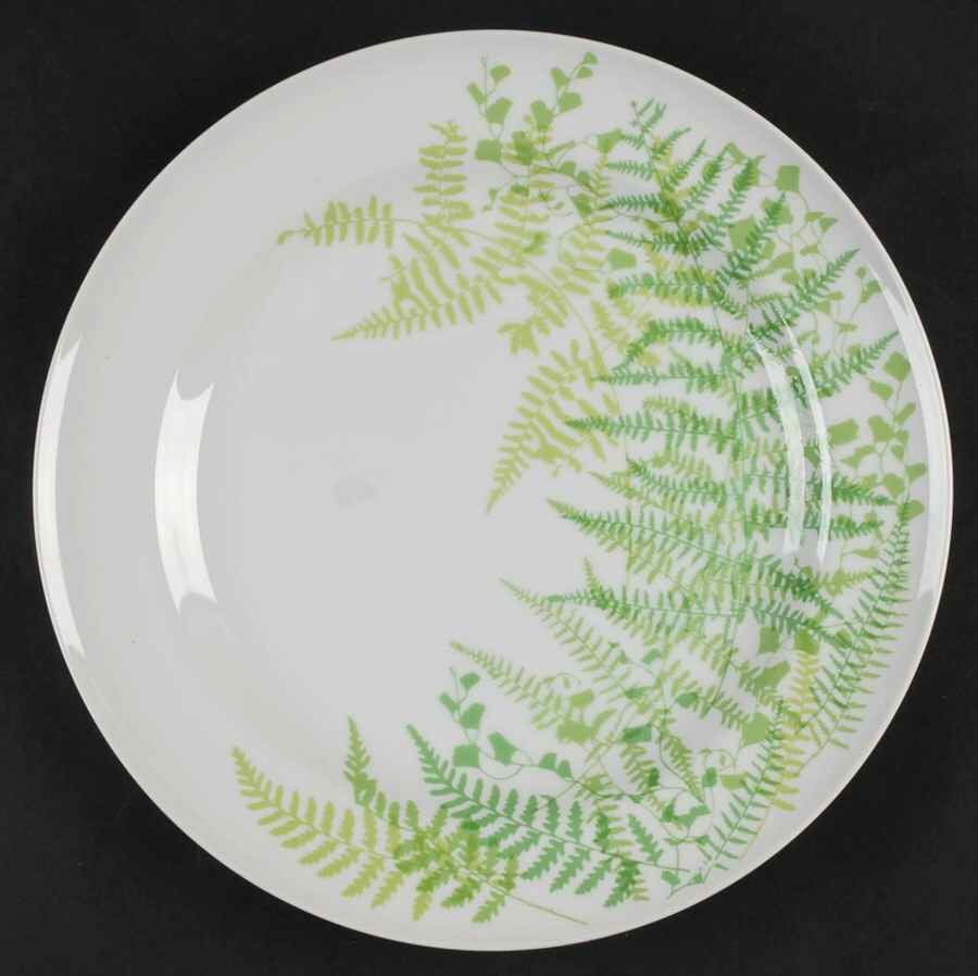 Green Fern 12" Chop Plate (Round Platter) by Mikasa-1