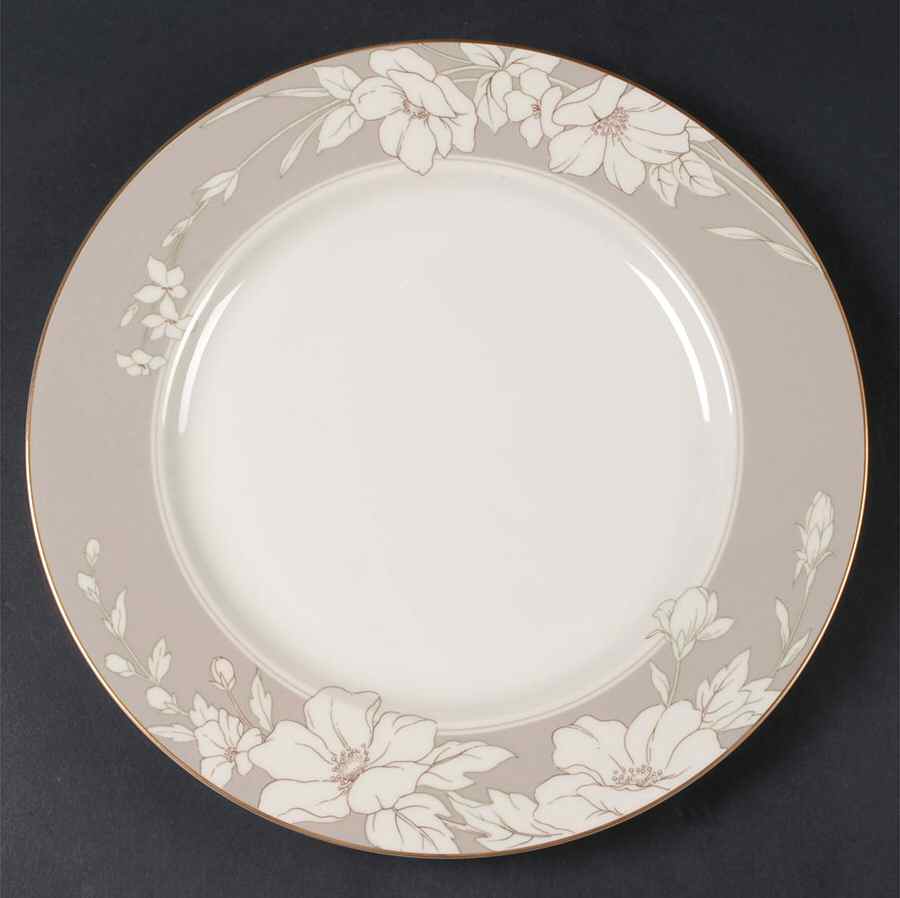 Gray Finesse 12" Chop Plate (Round Platter) by Mikasa-1