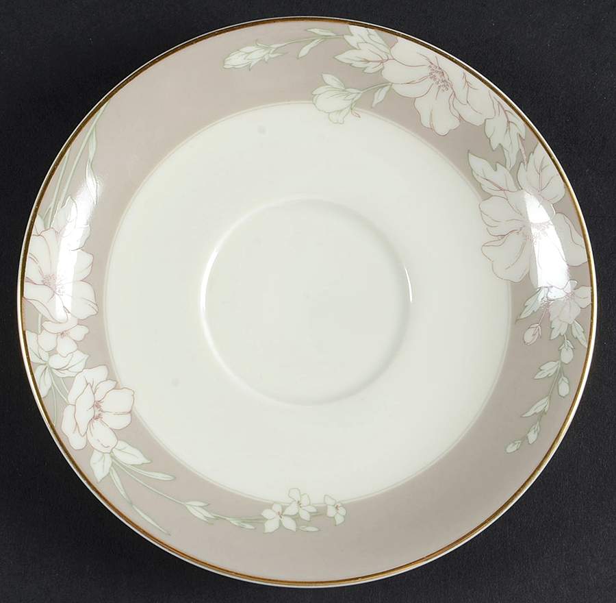 Gray Finesse Saucer by Mikasa-1