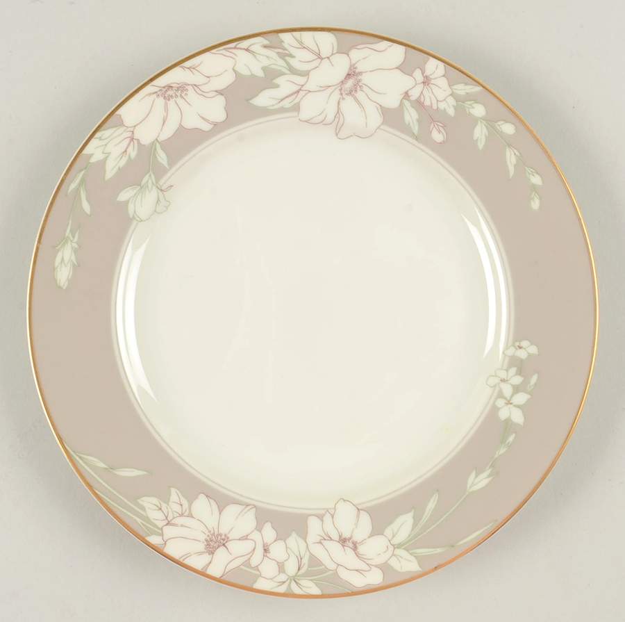 Gray Finesse Salad Plate by Mikasa-1