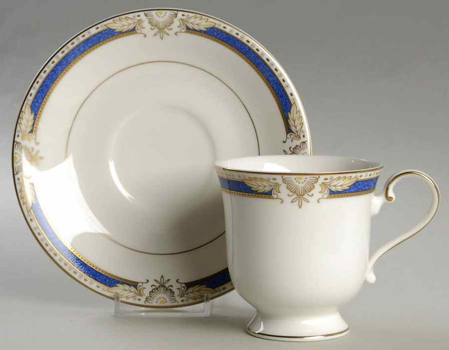 Grimaldi Footed Cup & Saucer Set by Mikasa-1