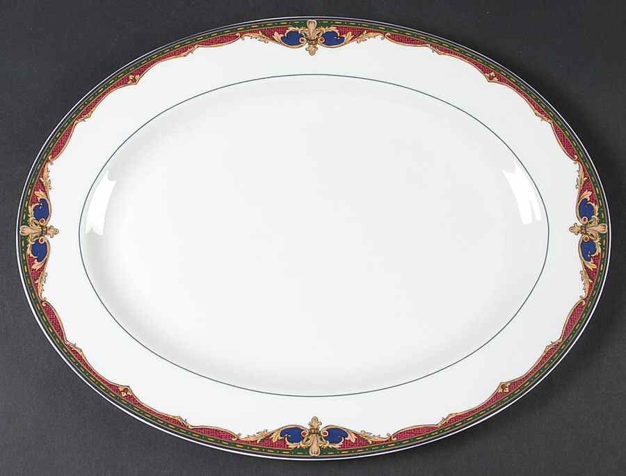 Grimaldi 14" Oval Serving Platter by Mikasa-1