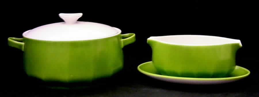 Green Leaf Round Covered Vegetable by Mikasa-1