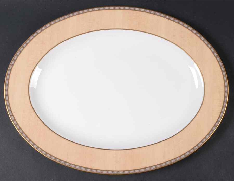 Grand Manner 14" Oval Serving Platter by Mikasa-1