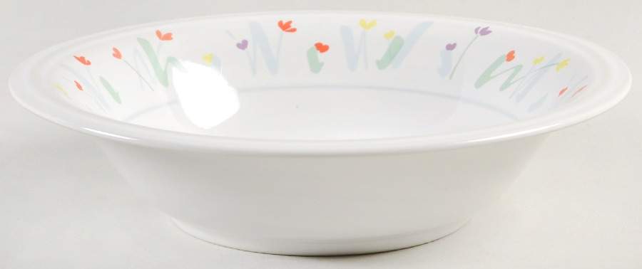 Green Meadow Rim Soup Bowl by Mikasa-1