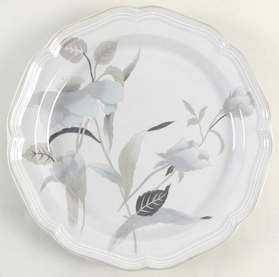 Gray Mist 12" Chop Plate (Round Platter) by Mikasa-1