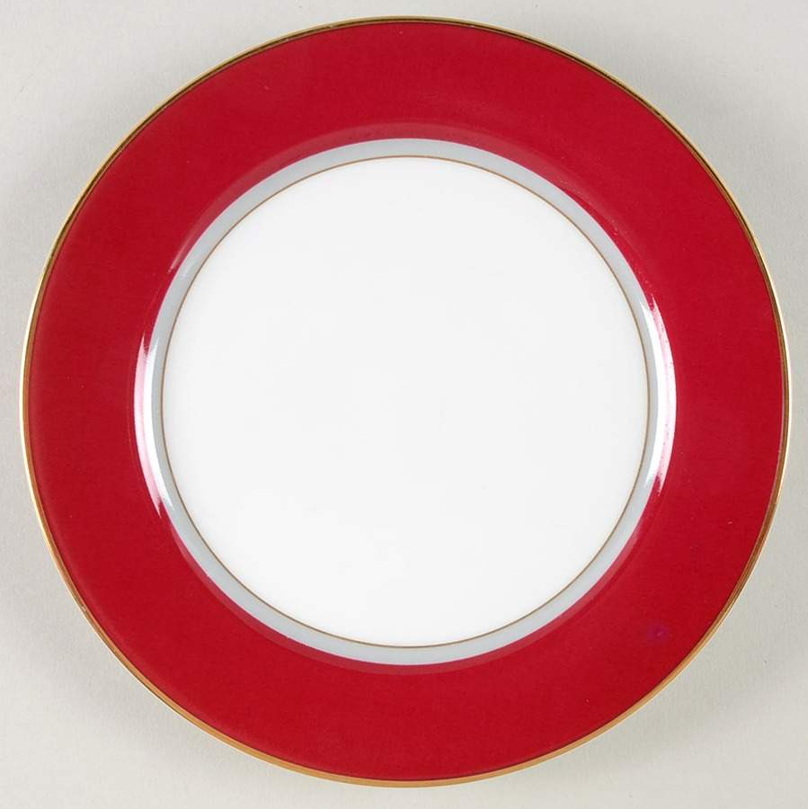 Grandeur Red Salad Plate by Mikasa-1