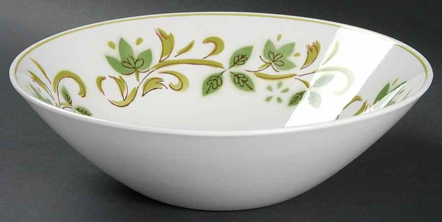 Green Swirl 8" Round Vegetable Bowl by Mikasa-1