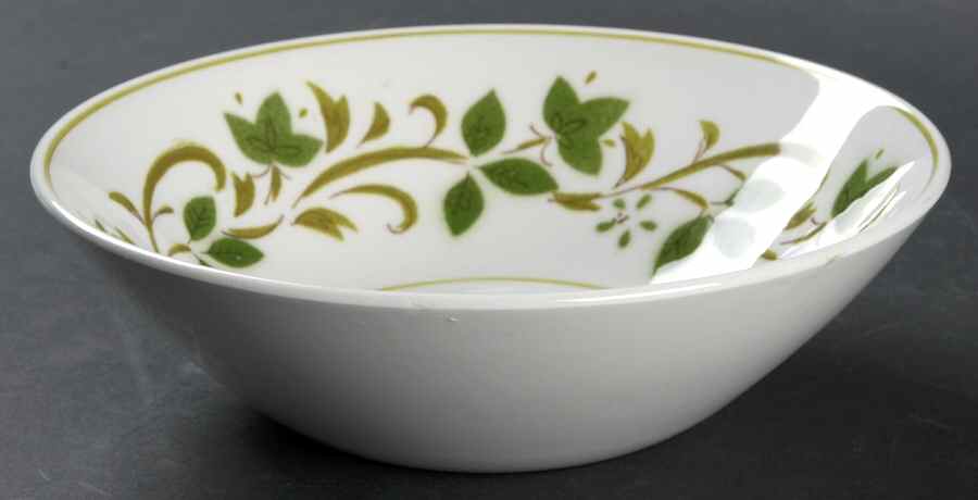 Green Swirl Coupe Cereal Bowl by Mikasa-1