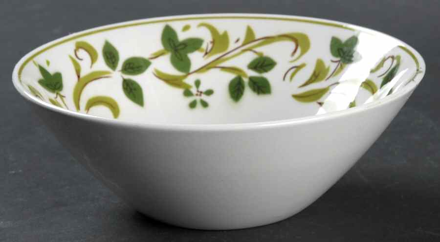 Green Swirl Fruit/Dessert (Sauce) Bowl by Mikasa-1