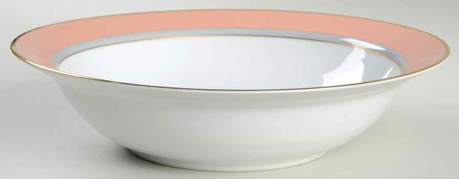 Grandeur Salmon 9" Round Vegetable Bowl by Mikasa-1
