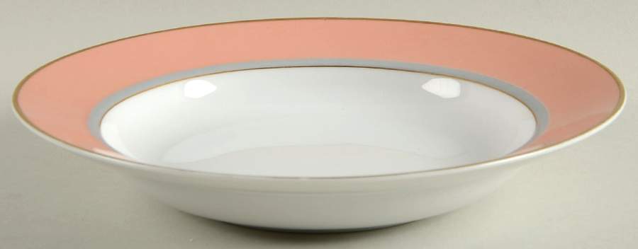 Grandeur Salmon Rim Soup Bowl by Mikasa-1