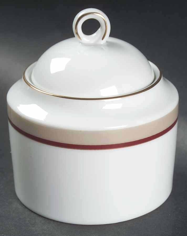 Grandeur Taupe Sugar Bowl & Lid by Mikasa-1