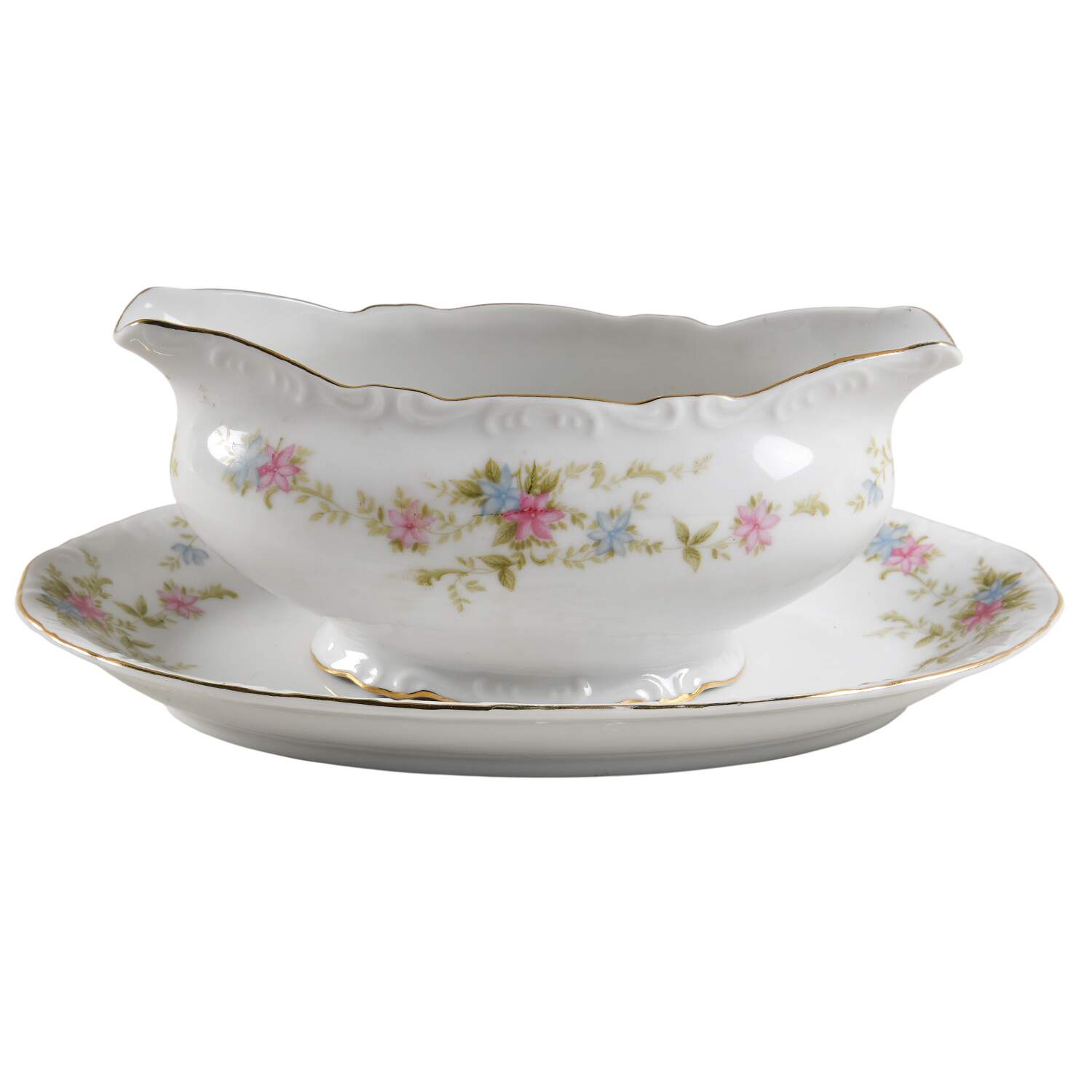 Guinevere Gravy Boat & Underplate by Mikasa-1