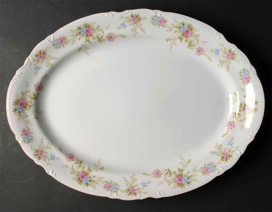 Guinevere 16" Oval Serving Platter by Mikasa-1