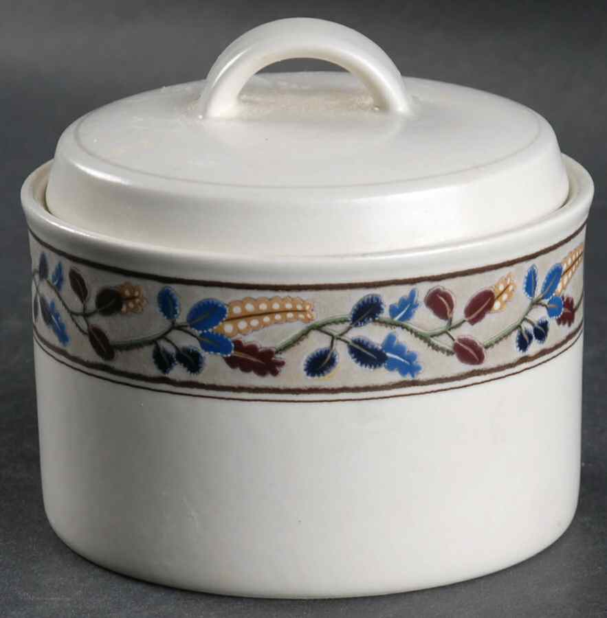 Hacienda Sugar Bowl & Lid by Mikasa-1